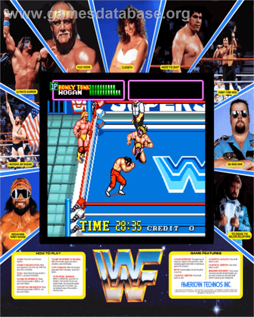 WWF Superstars - Arcade - Artwork - Artwork