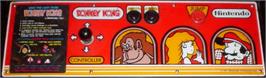 Arcade Control Panel for Donkey Kong II - Jumpman Returns.