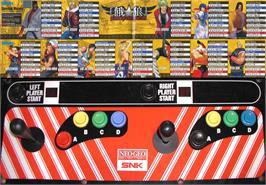 Arcade Control Panel for Garou - Mark of the Wolves.