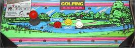 Arcade Control Panel for Golfing Greats.