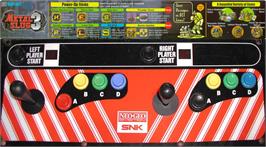 Arcade Control Panel for Metal Slug 3.