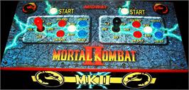 Arcade Control Panel for Mortal Kombat II.