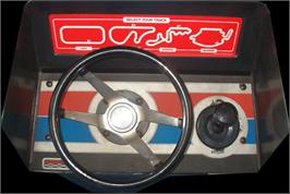 Arcade Control Panel for Pole Position II.