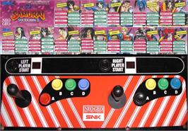 Arcade Control Panel for Samurai Shodown III / Samurai Spirits - Zankurou Musouken.