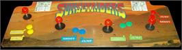 Arcade Control Panel for Sunset Riders.