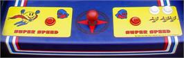 Arcade Control Panel for Super Pac-Man.