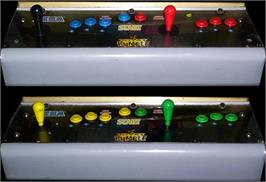 Arcade Control Panel for WWF Royal Rumble.