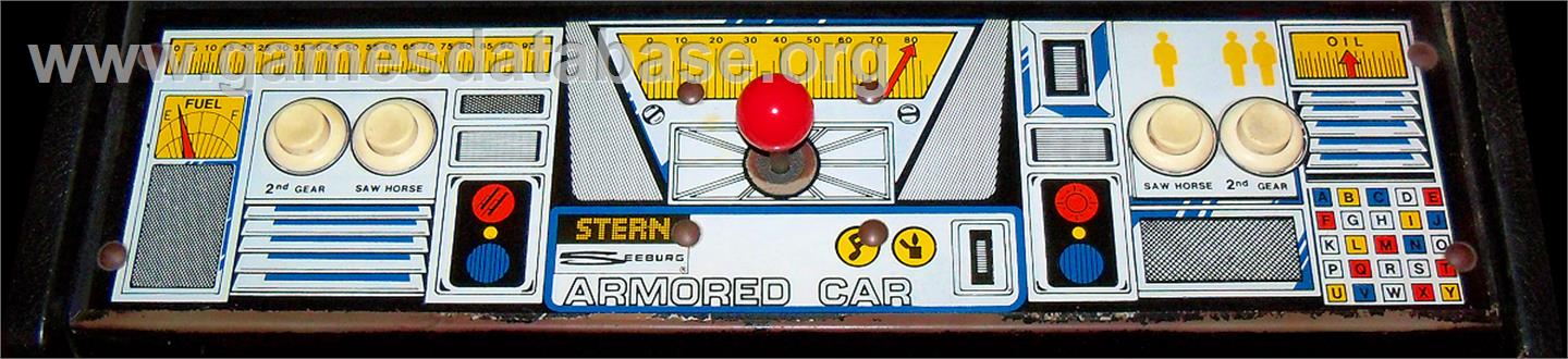 Armored Car - Arcade - Artwork - Control Panel