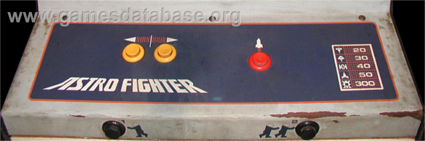 Astro Fighter - Arcade - Artwork - Control Panel