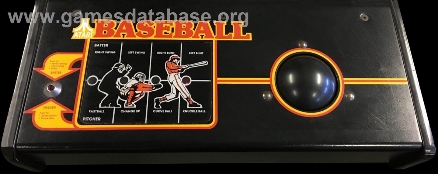 Atari Baseball - Arcade - Artwork - Control Panel