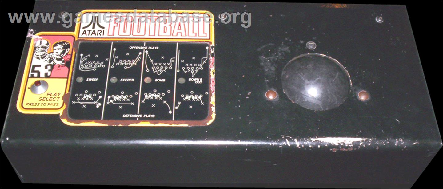 Atari Football - Arcade - Artwork - Control Panel