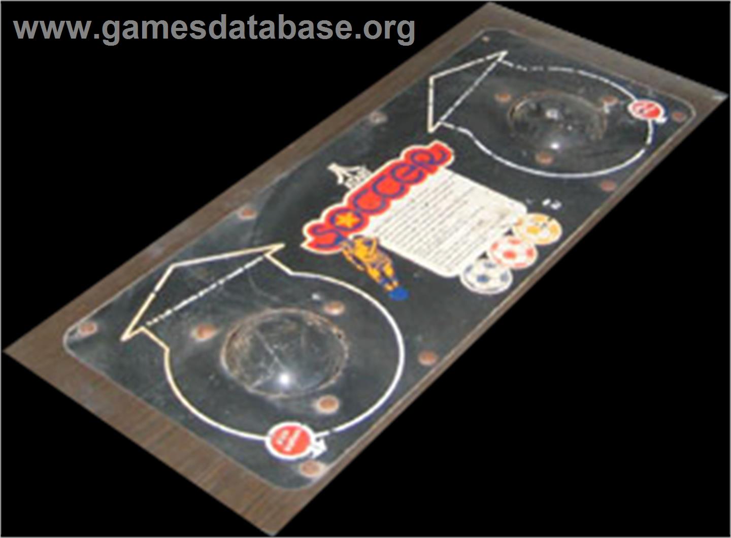 Atari Soccer - Arcade - Artwork - Control Panel