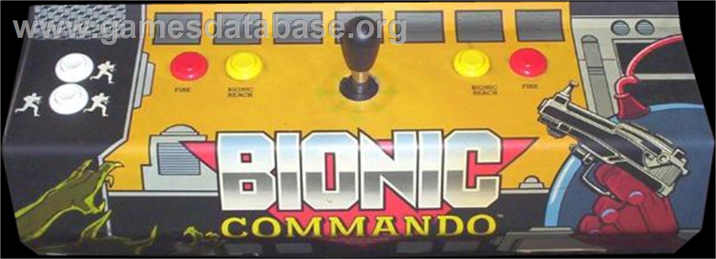 Bionic Commando - Arcade - Artwork - Control Panel