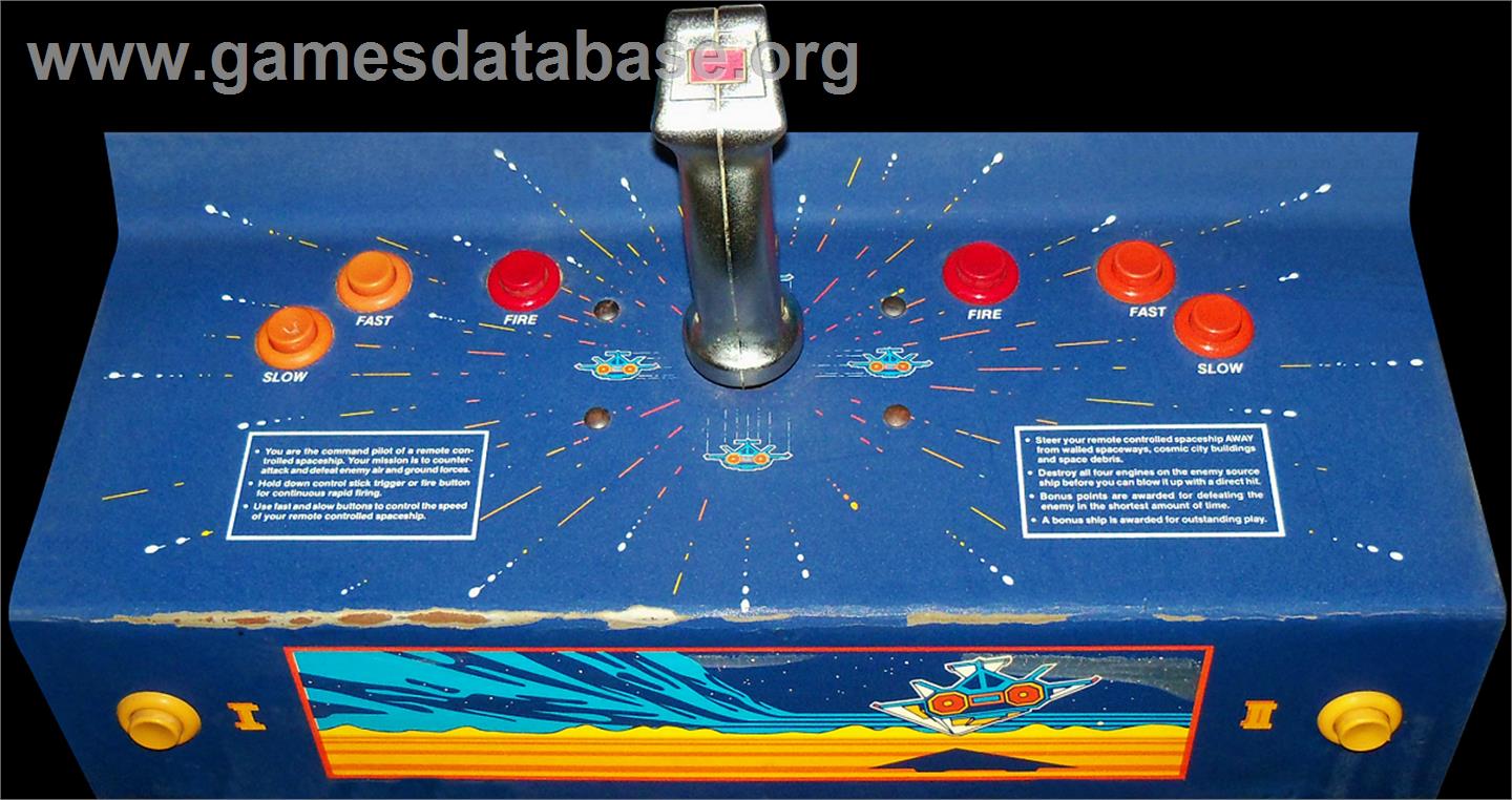 Buck Rogers: Planet of Zoom - Arcade - Artwork - Control Panel