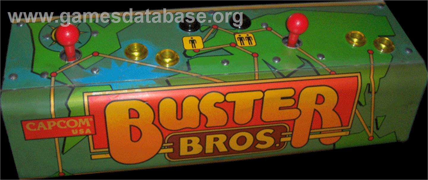 Buster Bros. - Arcade - Artwork - Control Panel