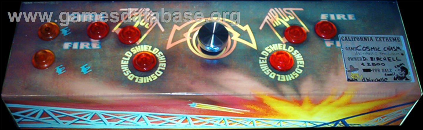 Cosmic Chasm - Arcade - Artwork - Control Panel