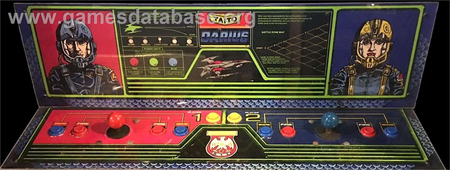 Darius - Arcade - Artwork - Control Panel