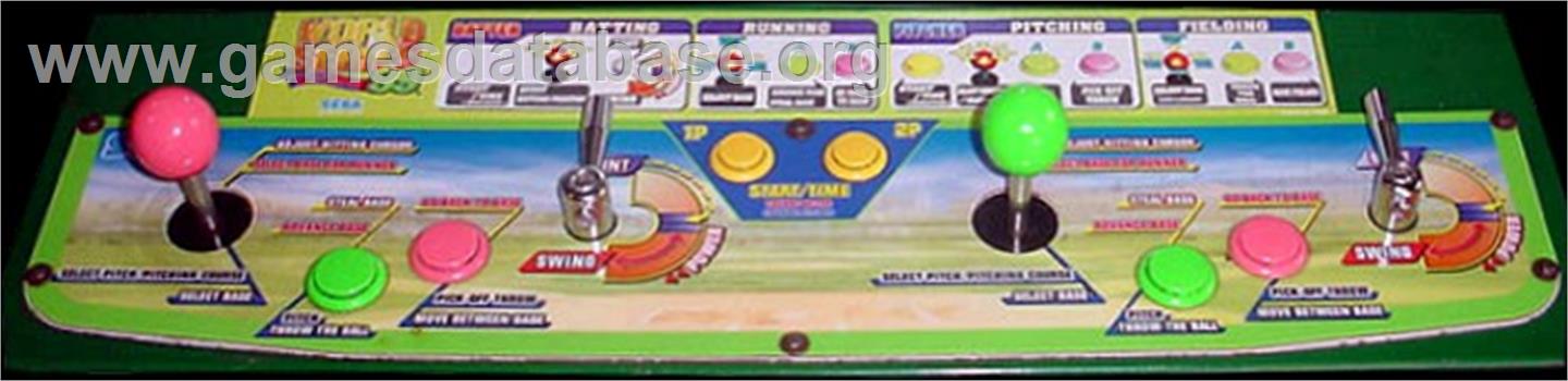 Dynamite Baseball '99 - Arcade - Artwork - Control Panel