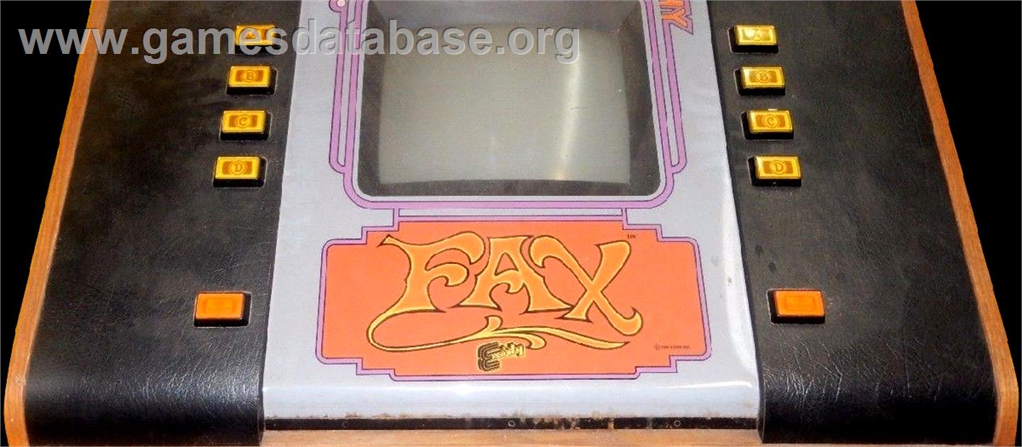 FAX - Arcade - Artwork - Control Panel