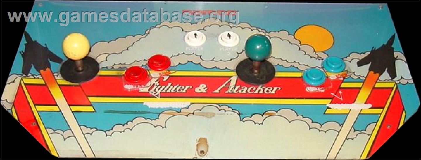 Fighter & Attacker - Arcade - Artwork - Control Panel