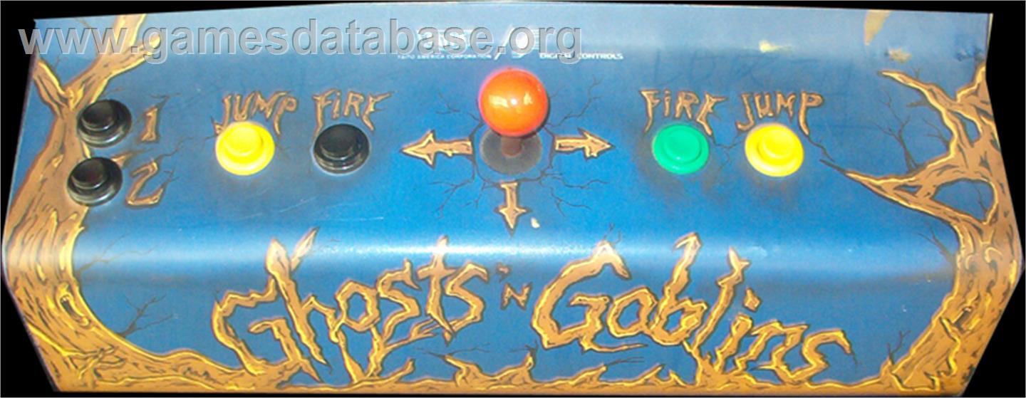 Ghosts'n Goblins - Arcade - Artwork - Control Panel