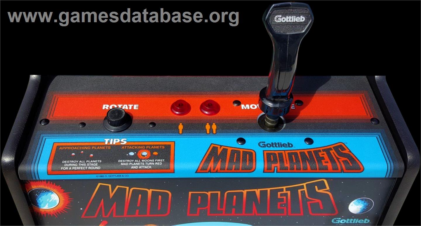 Mad Planets - Arcade - Artwork - Control Panel
