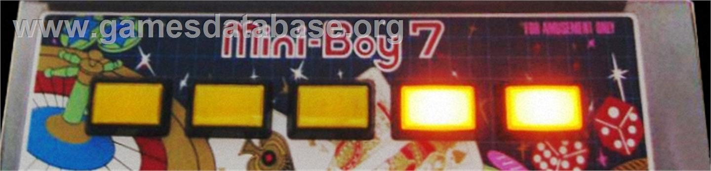Mini Boy 7 - Arcade - Artwork - Control Panel