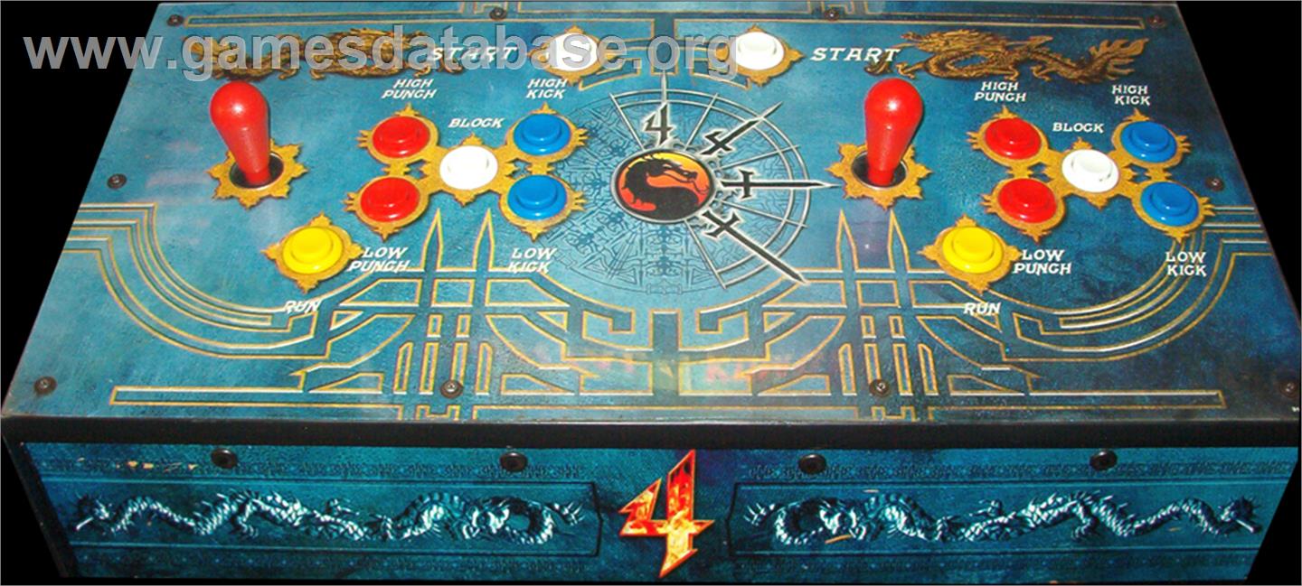 Mortal Kombat 4 - Arcade - Artwork - Control Panel