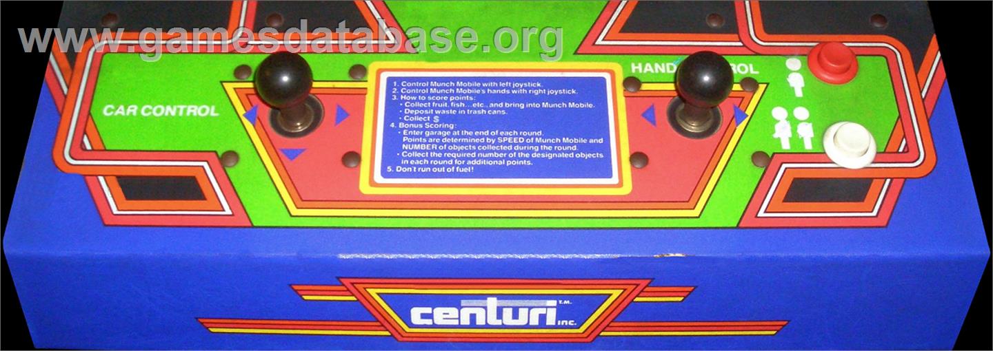 Munch Mobile - Arcade - Artwork - Control Panel