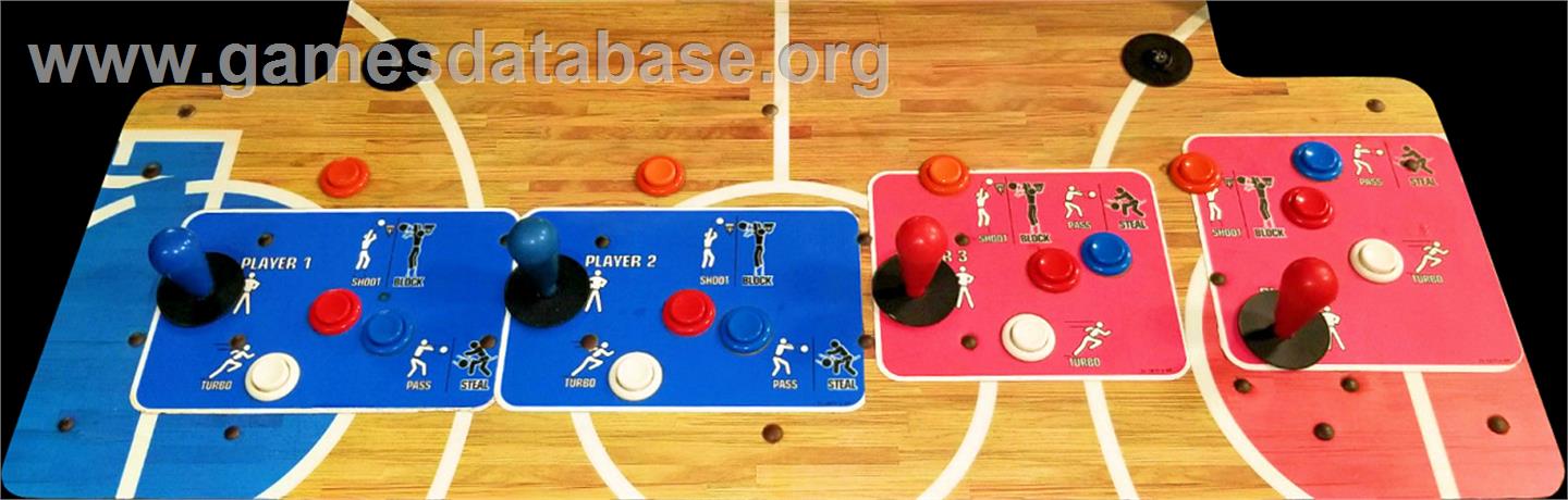NBA Jam TE - Arcade - Artwork - Control Panel