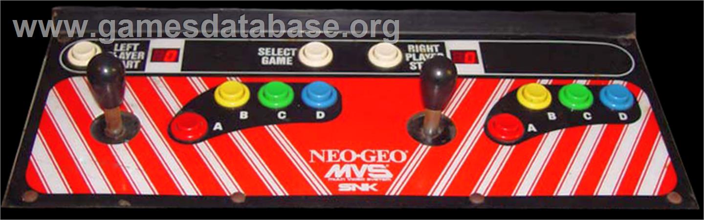 Neo-Geo Cup '98 - The Road to the Victory - Arcade - Artwork - Control Panel