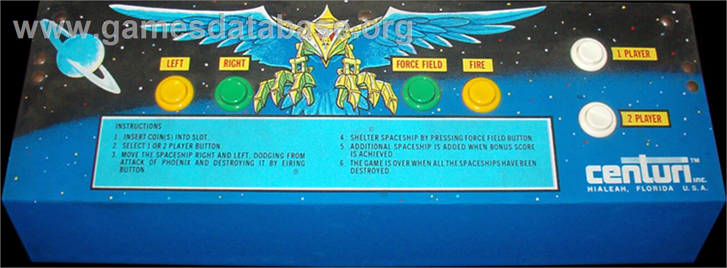Phoenix Part 2 - Arcade - Artwork - Control Panel