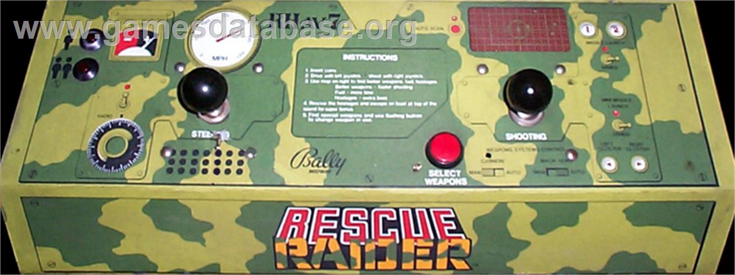 Rescue Raider - Arcade - Artwork - Control Panel