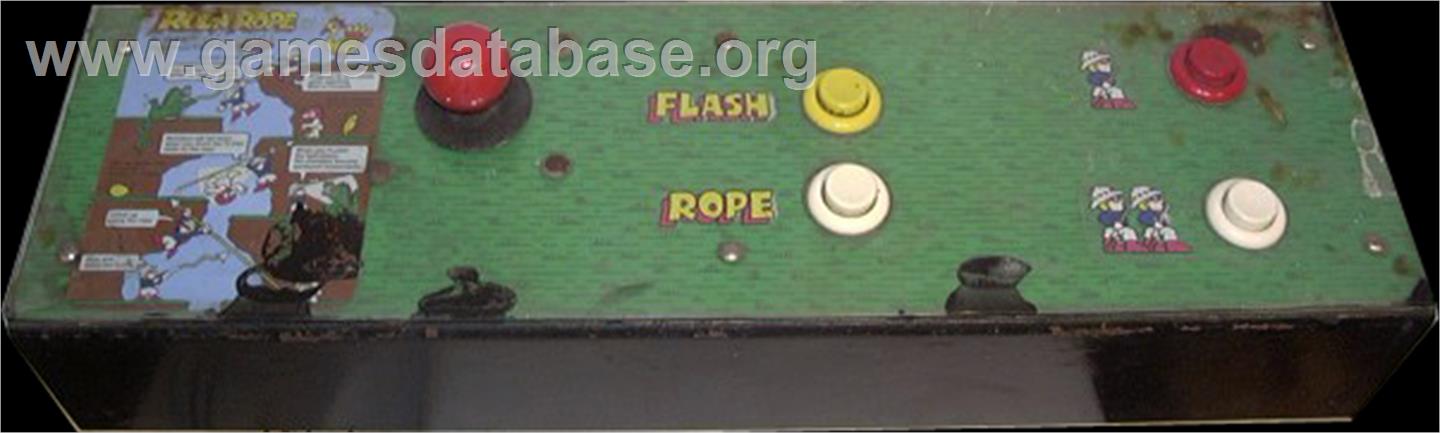 Roc'n Rope - Arcade - Artwork - Control Panel