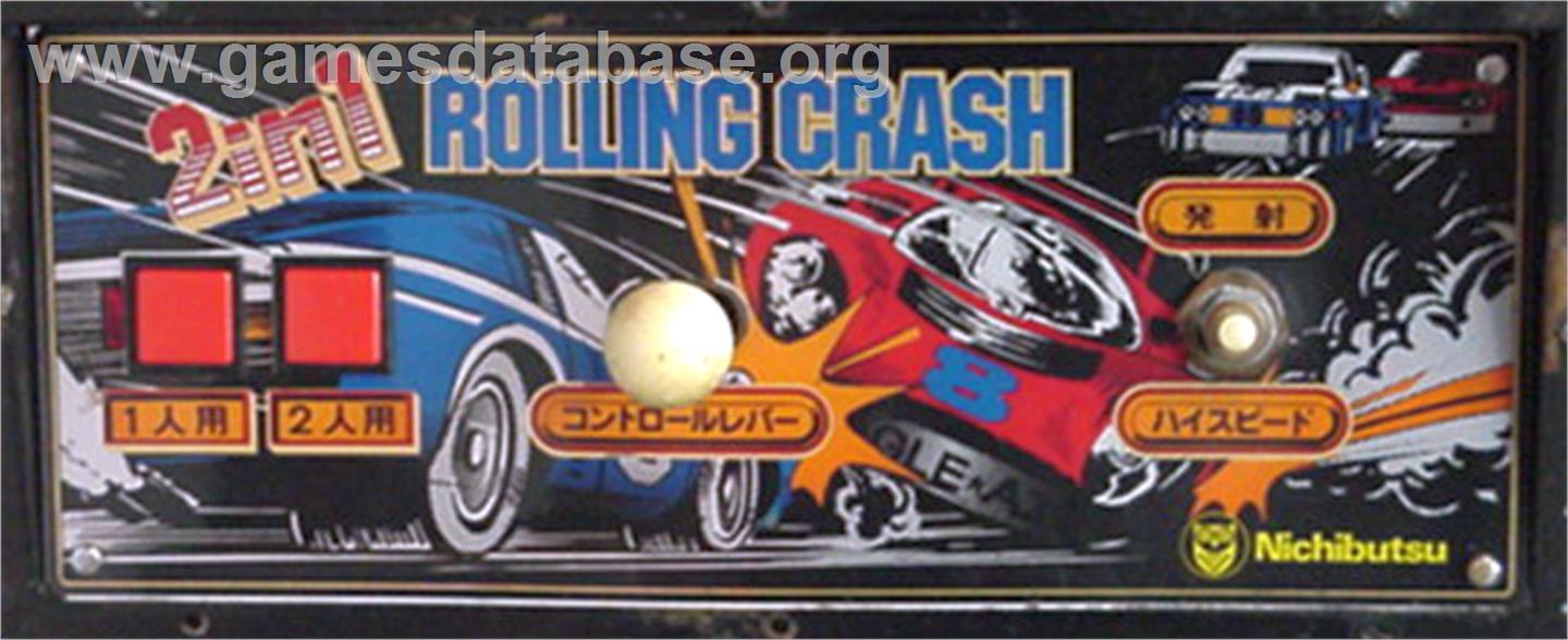 Rolling Crash / Moon Base - Arcade - Artwork - Control Panel
