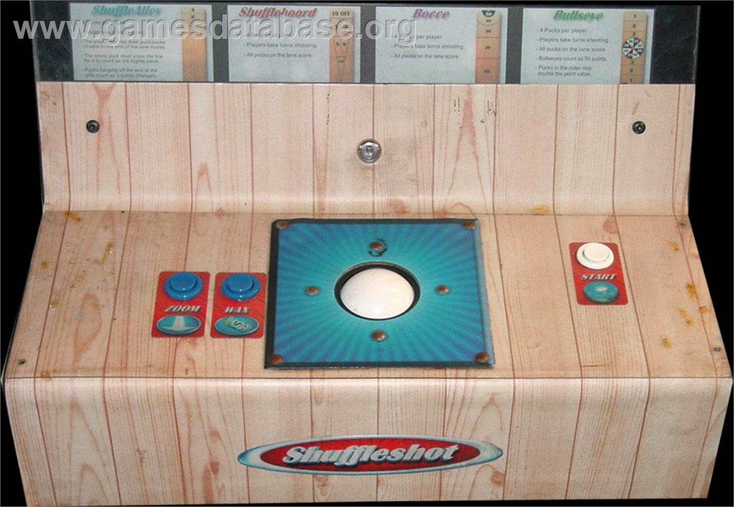 Shuffleshot - Arcade - Artwork - Control Panel