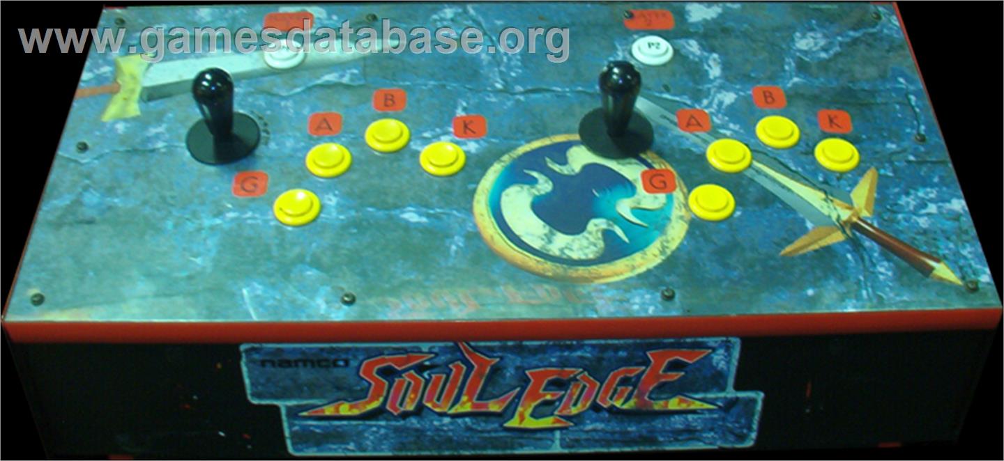 Soul Edge Ver. II - Arcade - Artwork - Control Panel