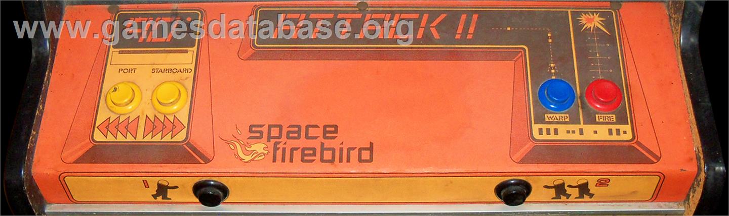 Space Bird - Arcade - Artwork - Control Panel