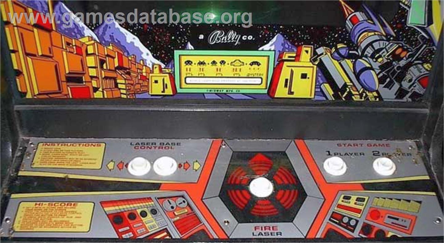 Space Invaders DX - Arcade - Artwork - Control Panel
