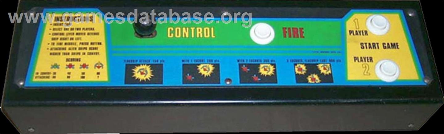 Space Invaders Galactica - Arcade - Artwork - Control Panel