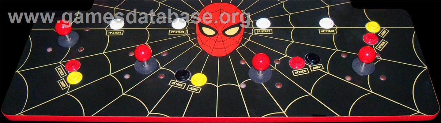 Spider-Man: The Videogame - Arcade - Artwork - Control Panel