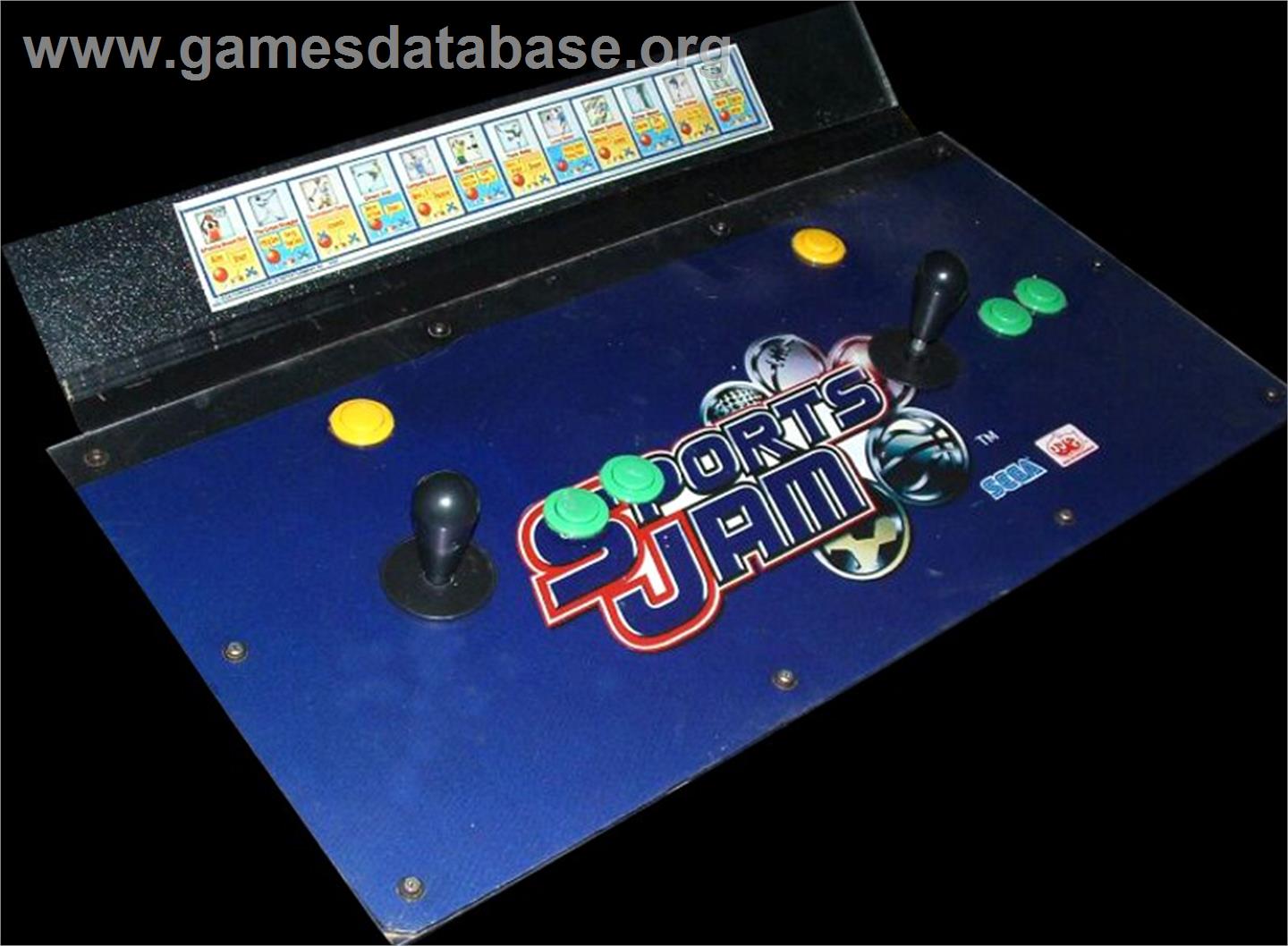 Sports Jam - Arcade - Artwork - Control Panel
