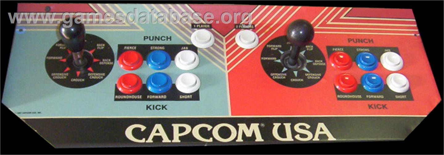 Street Fighter II: The World Warrior - Arcade - Artwork - Control Panel