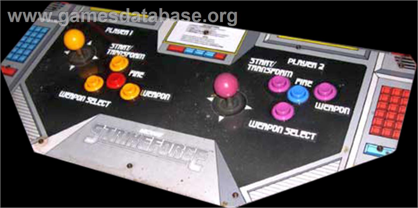 Strike Force - Arcade - Artwork - Control Panel