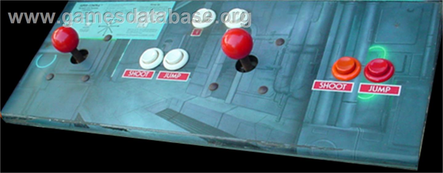 Super Contra - Arcade - Artwork - Control Panel