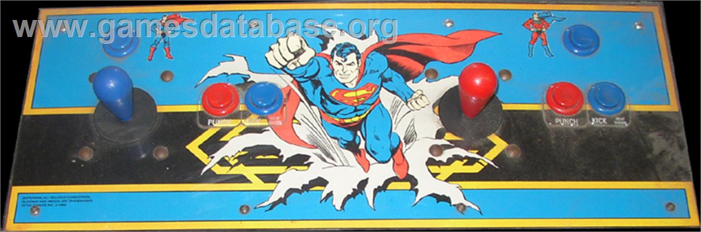 Superman - Arcade - Artwork - Control Panel