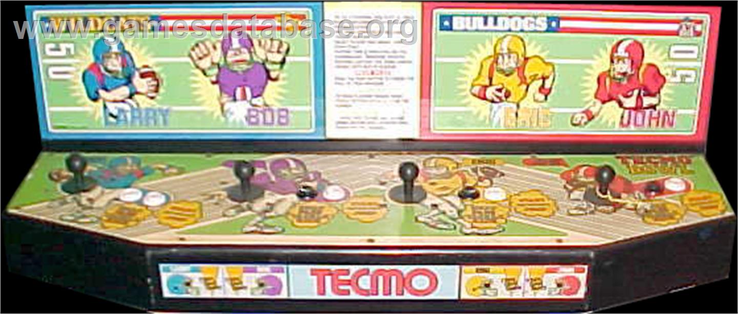 Tecmo Bowl - Arcade - Artwork - Control Panel