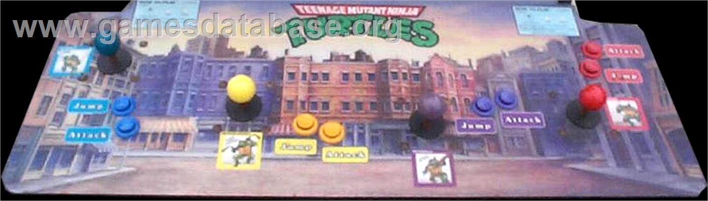 Teenage Mutant Ninja Turtles - Arcade - Artwork - Control Panel