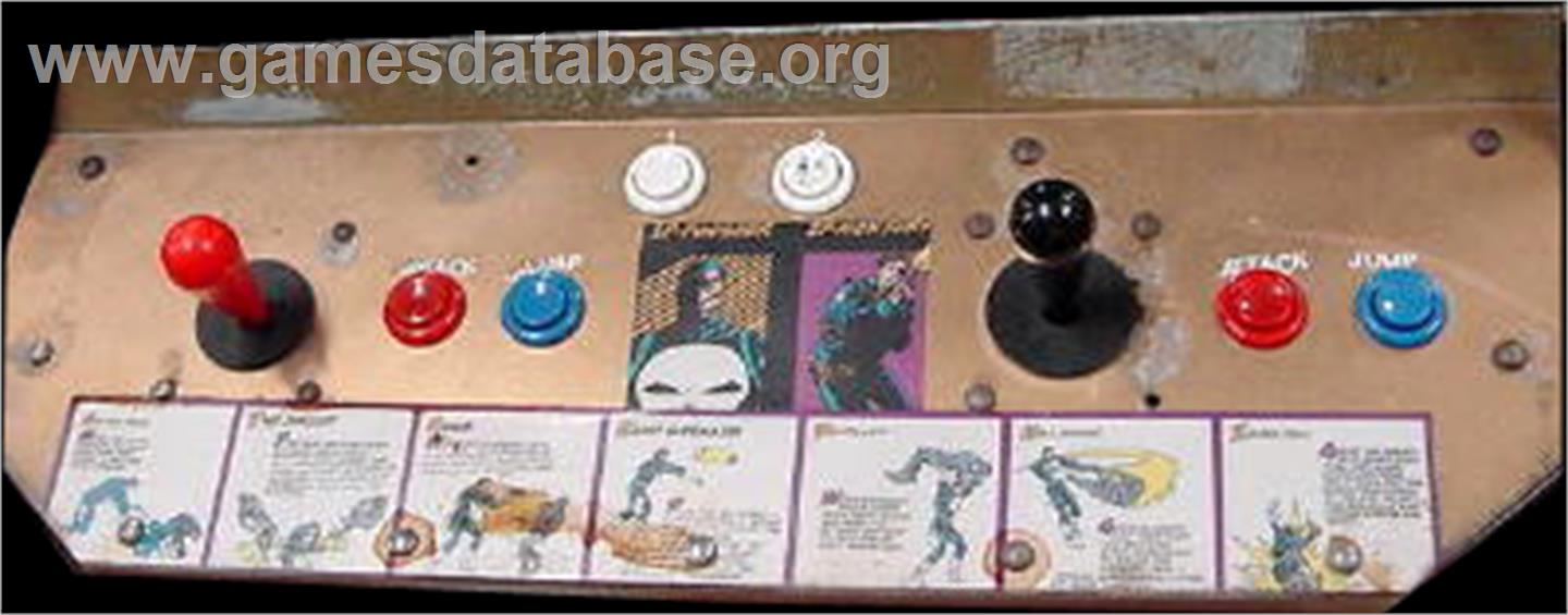 The Punisher - Arcade - Artwork - Control Panel