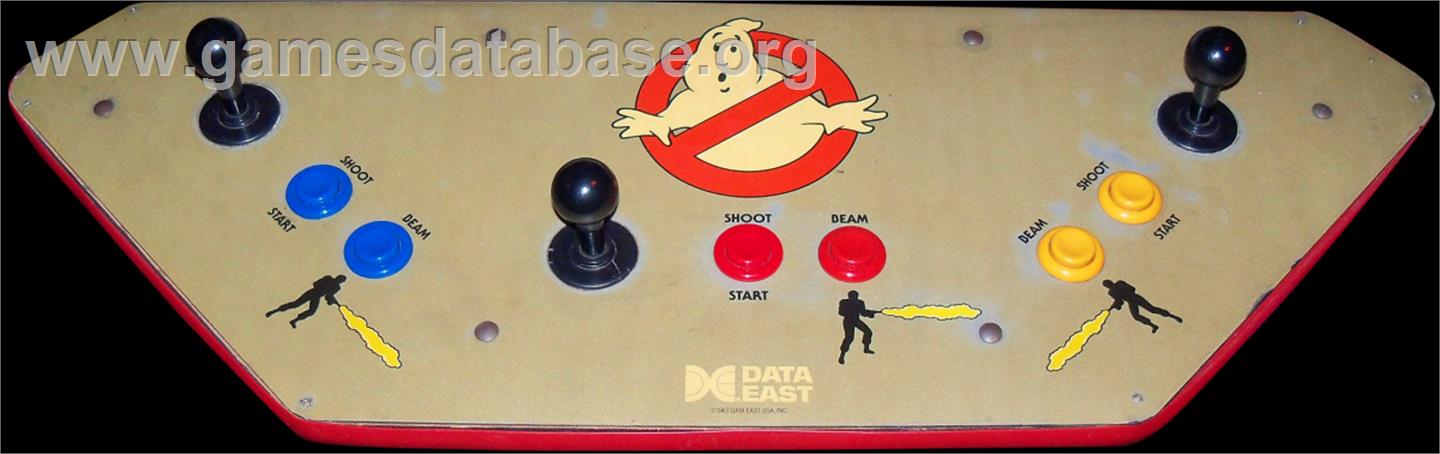 The Real Ghostbusters - Arcade - Artwork - Control Panel
